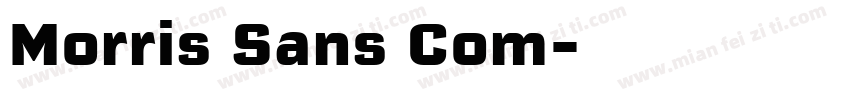 Morris Sans Com字体转换